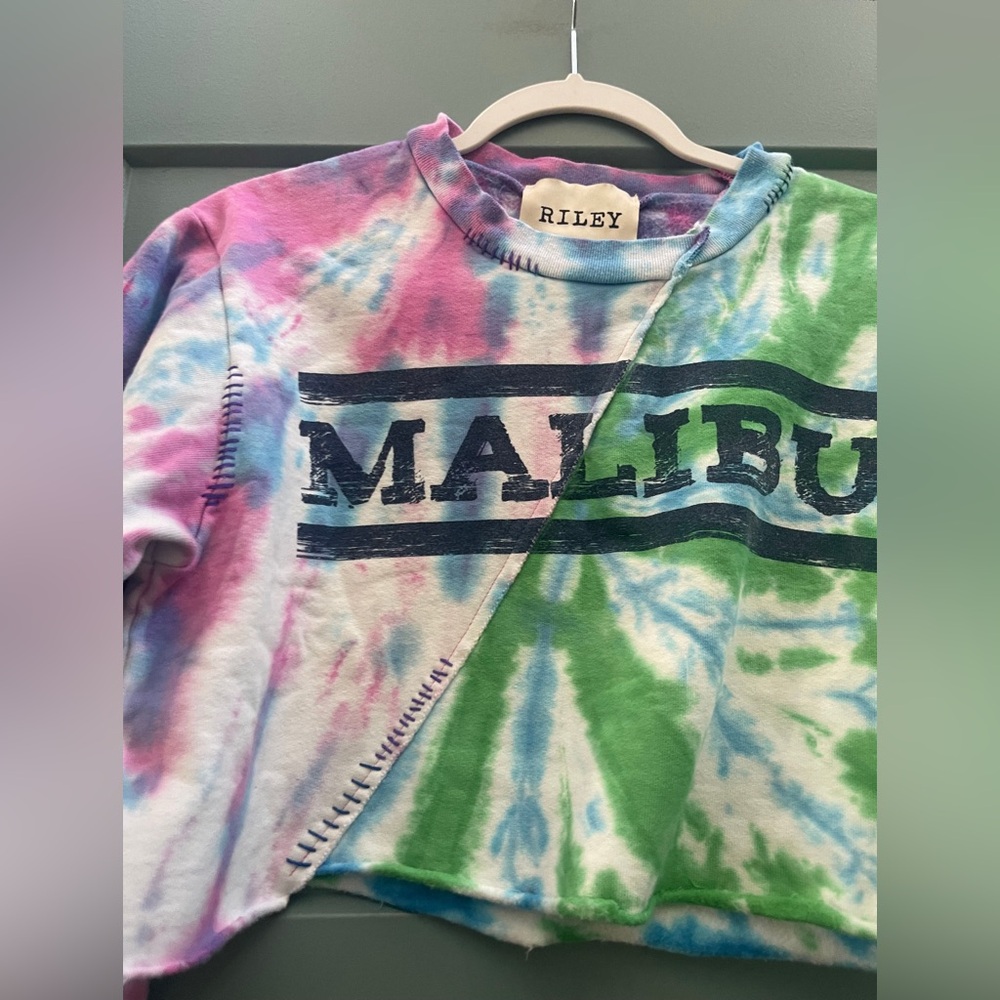 M021 // Riley *Viral* Cropped Patchwork Malibu Cr… - image 2